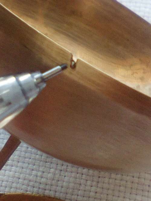 Vintage Small Brass Apple with Leaf Trinket Box