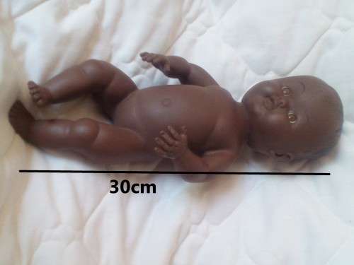 Vintage 1950s Baby Doll, Soft Rubber, Brown Eyes ( no Squeaker)