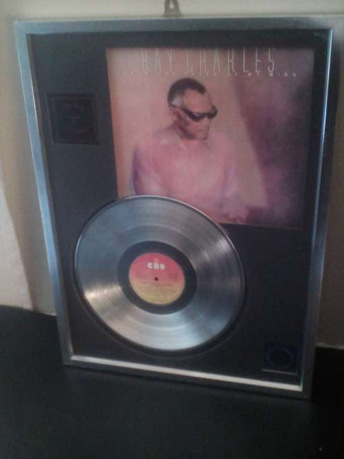 4 Framed Platinum Music Awards