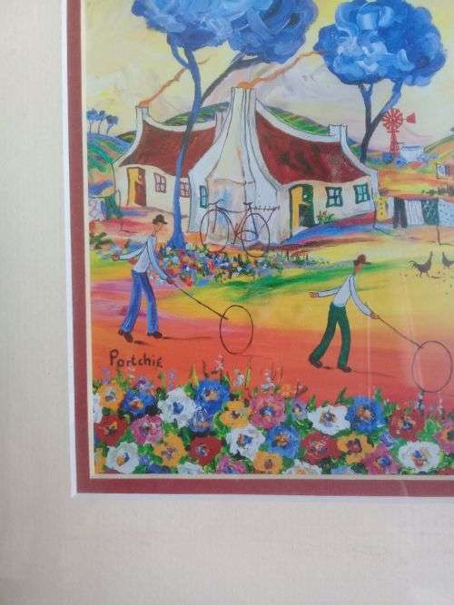 Framed Portchie Print