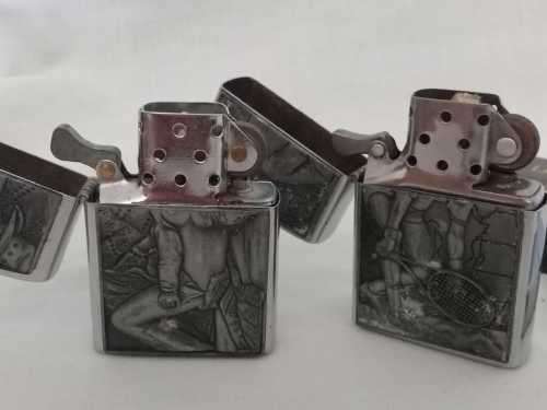 1 Zippo And 6 Zippo lookalikes