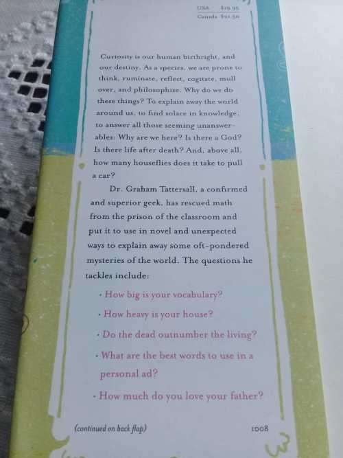 Geekspeak - How Life + Mathematics = Happiness