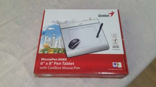 GENIUS MousePen i608X - Pen Tablet wih Cordless Mouse/Pen