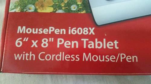 GENIUS MousePen i608X - Pen Tablet wih Cordless Mouse/Pen