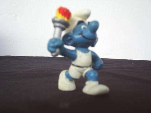 Olympic Torch Smurf 1978