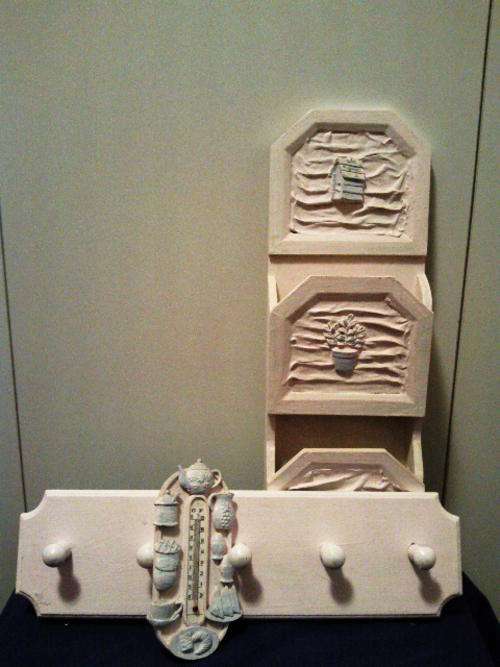 Kitchen Trio - Towel hanger, Thermometer and Serviette holder