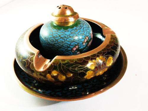 Three Oriental Look Brass Items