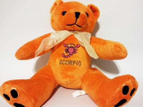 Orange Teddy (+-25cm) Star Sign Scorpio