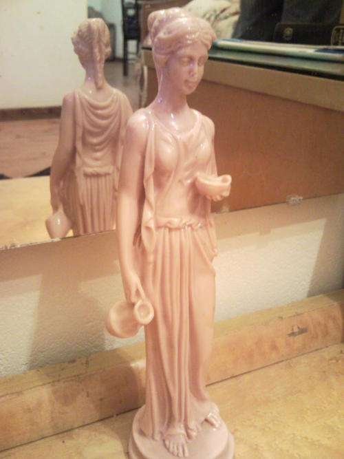 PINK LADY FIGURINE