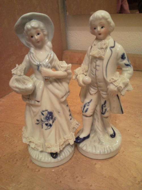 Lady and Sir Figurines