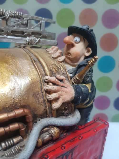 Comic Art of Guillermo Forchino - The Fire Engine (retired item)