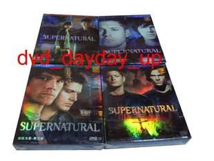23DVD9 complete  supernatural Season 1-4  series Individual Boxset