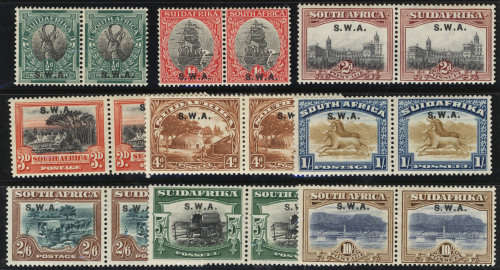 SWA. 1927-30 Set less 6d. M/M