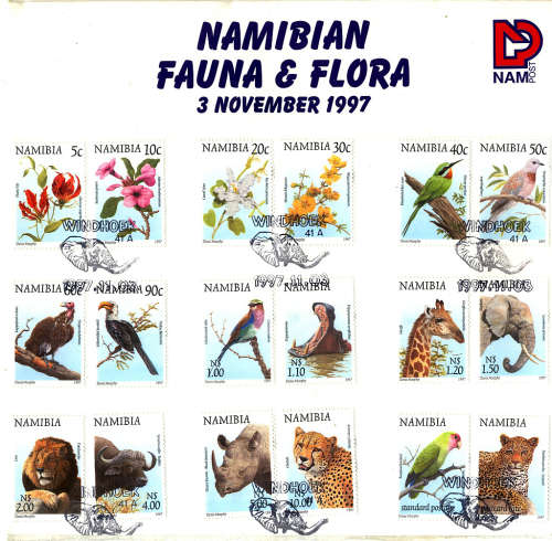 Namibia. 1997. 3rd Definitive Issue on F.D.Folder