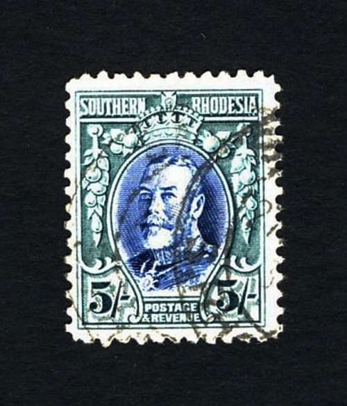 Southern Rhodesia. 1931-37 5s used. SACC.29