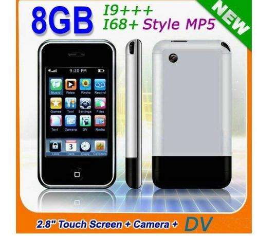 8GB 2.8" Touch Screen MP3 MP4 FM PLAYER EBOOK GAMES CAMERA