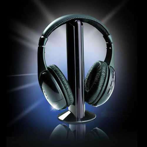WIRELESS HEADPHONES FOR IPOD MP3 MP4 GAME TV PC VIDEO PLAYER ETC