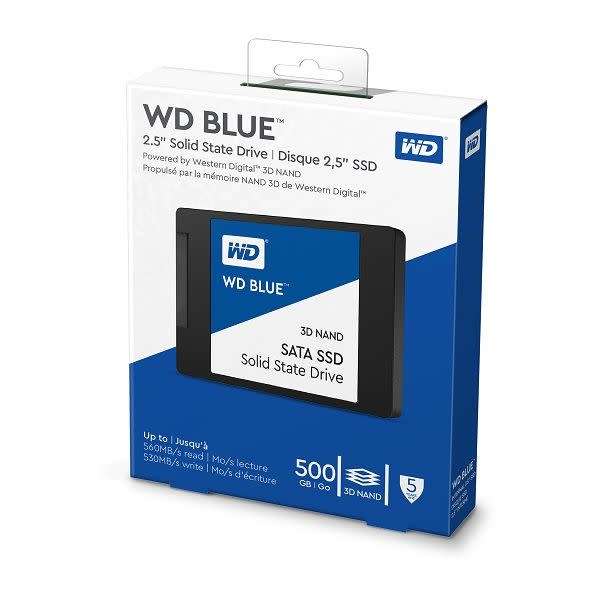 WD Blue 500GB Sata3 3D NAND SSD