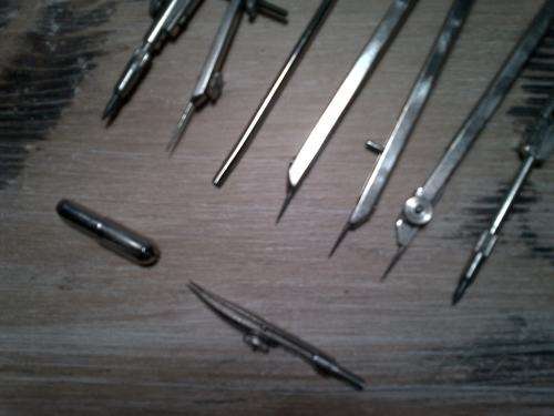 Vintage drawing set in original box