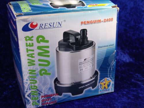 Resun Penguin 2400L/H submersable Water Pump - Stainless steel