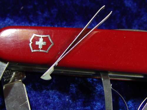 Vintage Swiss  "Officier Suisse"  Multi Blade red cross Army pocket Knife