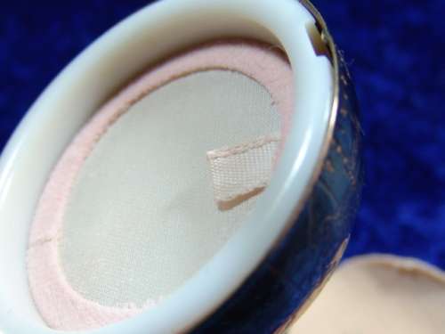 Vintage Pygmalion World map Gilt Globe Powder Compact - 1951