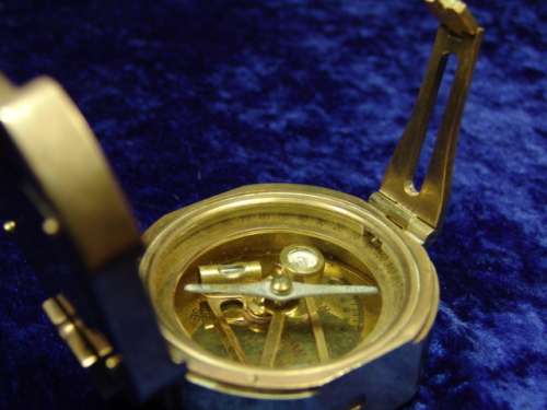 Vintage Sine Brass Nautical Compass