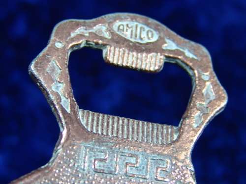 Vintage Amico solid Copper Bottle Opener from Greece