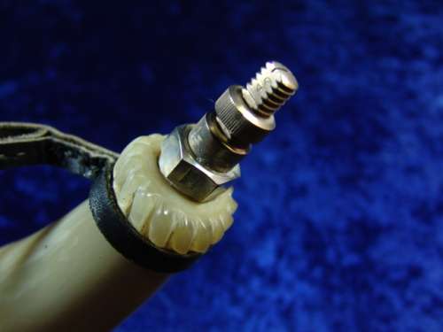 Antique Cow Horn Blackpowder Flask, possibly Boer war, very rare find