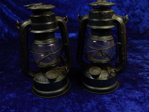 Vintage late 1930's German Feuer hand,  Superbaby Kerosene Lantern no. 175 - Free shipping