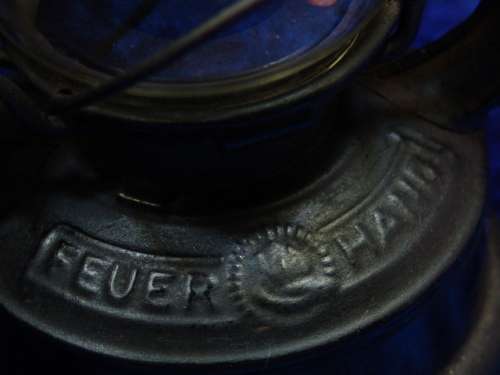 Vintage late 1930's German Feuer hand,  Superbaby Kerosene Lantern no. 175 - Free shipping