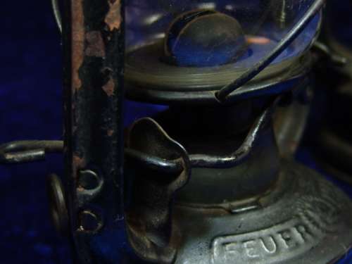 Vintage late 1930's German Feuer hand,  Superbaby Kerosene Lantern no. 175 - Free shipping