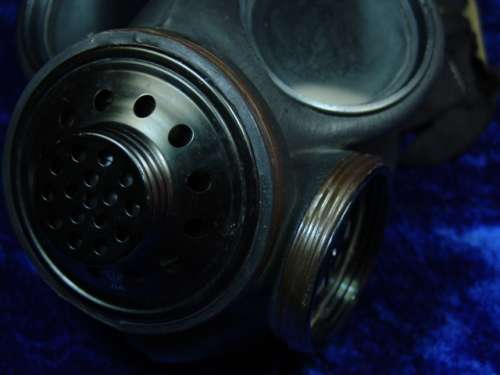 Vintage military Gas Mask - Avon No.4 ,Mk2