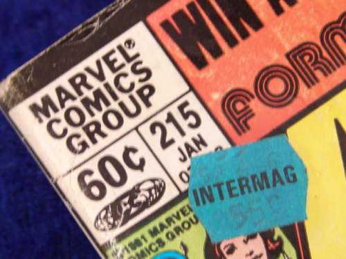 Vintage  Avengers Vol. 1, No. 215  "Molecule Man" - January 1982