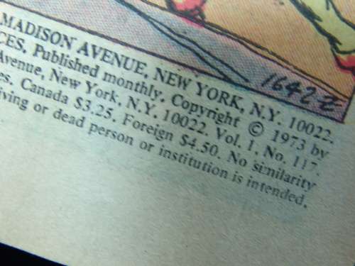 Vintage The Avengers, Vol. 1, No.117 -  November 1973