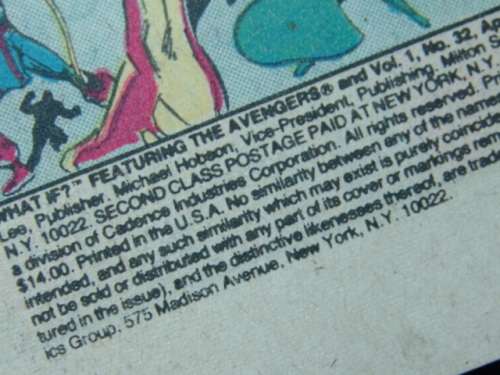 Vintage The Avengers, Vol. 1, No. 32 - April 1982