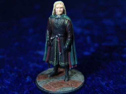 Collectable Lord of the Rings Lead Figurine - King Theoden of the white Mountains