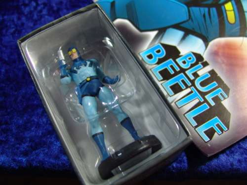 Collectable DC Lead action  Figurine - "Blue Beetle" - No.34