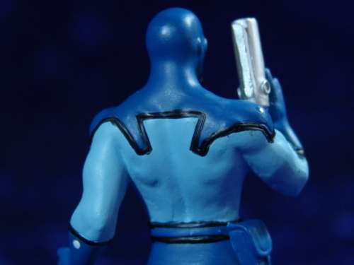 Collectable DC Lead action  Figurine - "Blue Beetle" - No.34