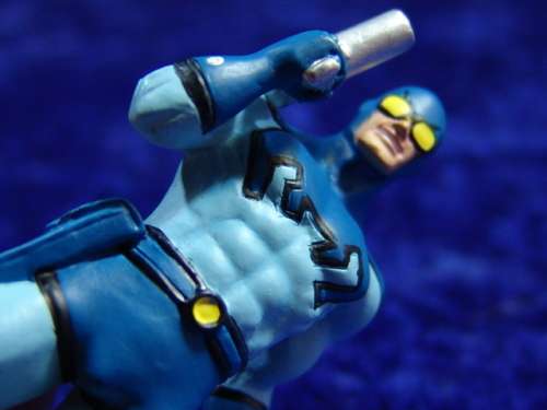 Collectable DC Lead action  Figurine - "Blue Beetle" - No.34