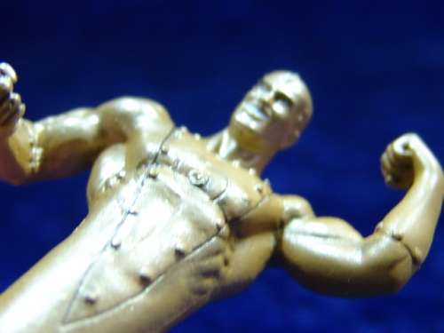 Collectable DC Super Hero Lead Figurine -"Gold". Eaglemoss
