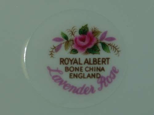 Vintage porcelain Royal Albert Saucer - "Lavender Rose"