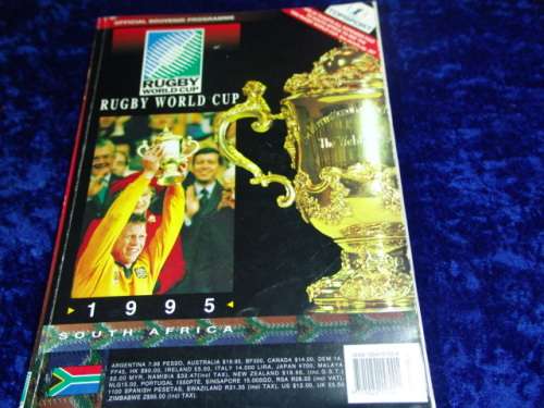 A Collection of 3 Rugby World Cup South Africa 1995 Memoribilia
