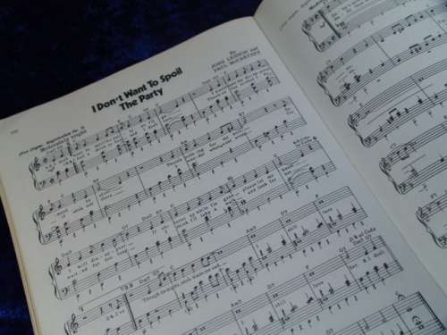 A Vintage Softcover Book with 217 Beatles Songs - Piano Vocal / Easy Organ - Music Sheets