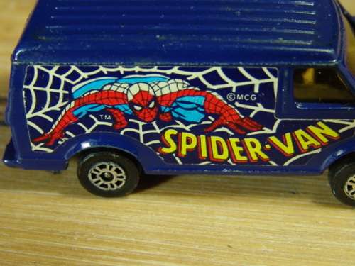 Vintage die cast Corgi Juniors - Spider Van - US Van - 1970's