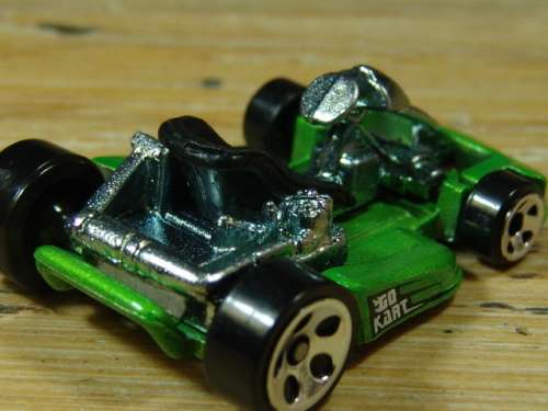 Collectable die cast Hot Wheels First Edition Go Kart 1997 - Scale model toy Car