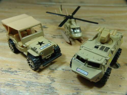 A Set of three US Millitary vehicles -