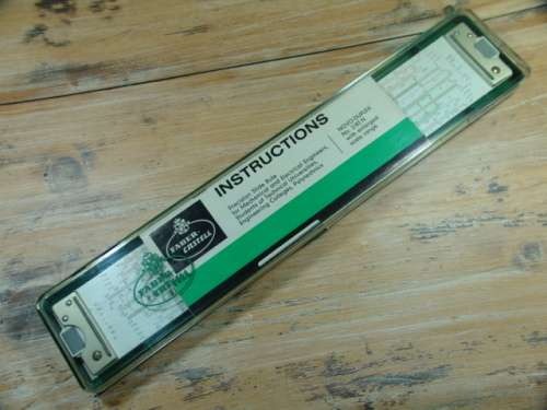 Vintage rare Faber Castell Duplex Slide Rule in original Case