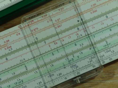 Vintage rare Faber Castell Duplex Slide Rule in original Case