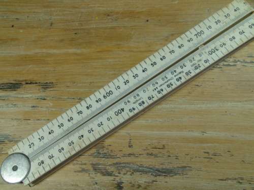 Vintage Rabone Chesterman Foldable Ruler - 1 meter